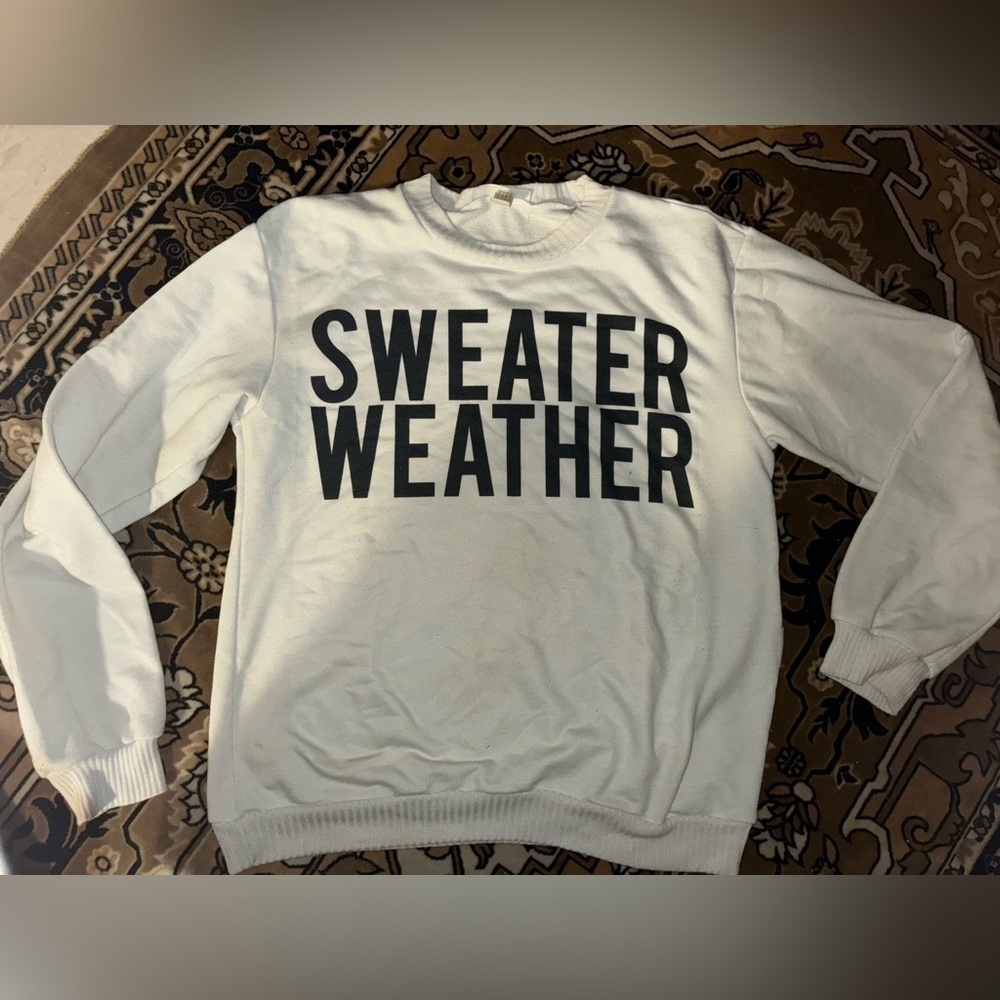 Sweater weather sweater​